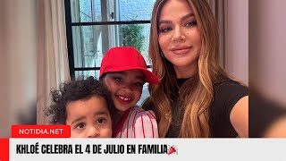 Khloé Kardashian celebra el 4 de julio con sus hijos en una emotiva fiesta patriótica