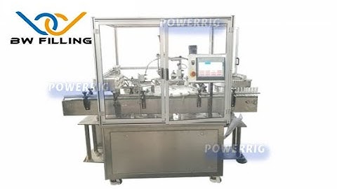 Nail Polisher Filling Machine: One minute to show how does machine fill and cap automatically