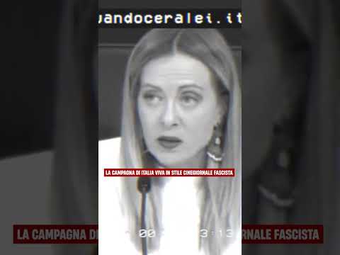 Video La campagna di Italia Viva che scimmiotta i cinegiornali fascisti