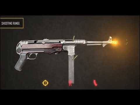 Shots From The Legendary Mashine Gun MP 40 Asmr Relax Sounds