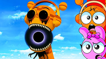 GIANT BLACK HOLE vs SPRUNKIS