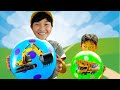 자동차 장난감 풍선놀이 포크레인 중장비 트럭놀이 Car Toys Play with Balloon