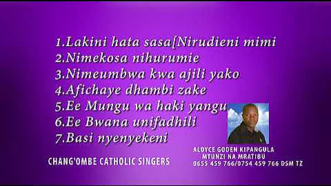 NYIMBO PENDWA ZA KWARESMA 2024. Mtunzi Aloyce Goden KIPANGULA Chang'ombe Catholic Singers Dsm Tz
