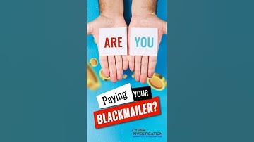 Are You Paying Your Blackmailer? #shorts #blackmail #sextortion #onlinethreats #cybersecurity
