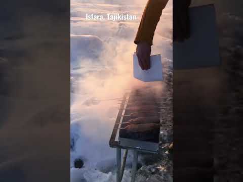 Isfara, Tajikistan. Winter