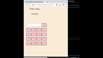 calculator || how to make HTML CSS  JAVA SCRIPTS  to Calculator ||
