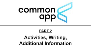 Common App - Part 2