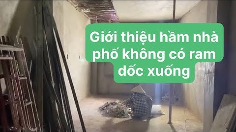 Hầm được thiết kế làm phòng họp, Hầm không có ram dốc - Kho Tư liệu Xây dựng