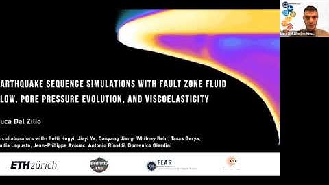 Earthquake sequence simulations with fault zone fluid flow, pore pressure evolution & VE - Dal Zilio