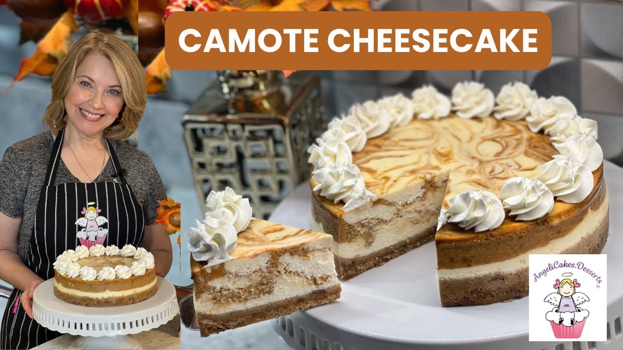 CAMOTE CHEESECAKE / SWEET POTATO CHEESECAKE by ANGELICAKES.DESSERTS
