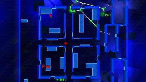 Frozen Synapse: Player 1 (green) vs AI (red) - SPExtermination