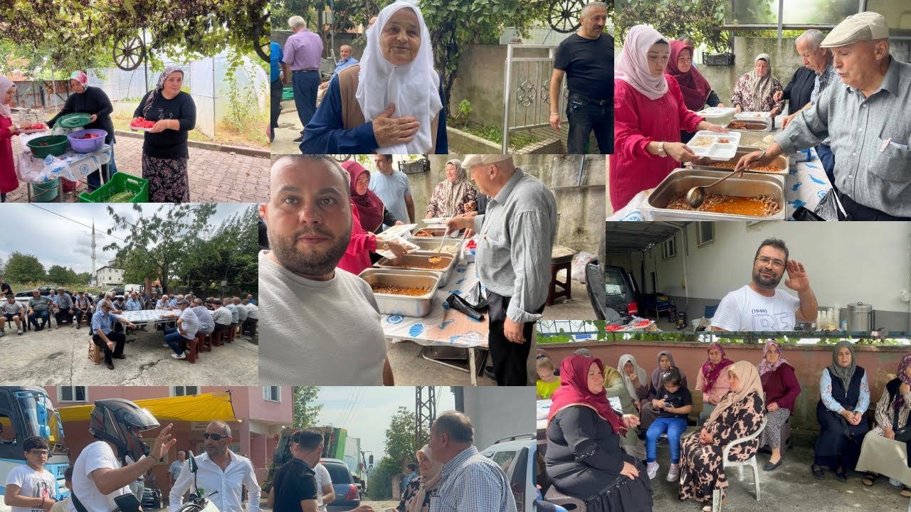 AMCAM YANINA ÇAĞIR????AYSEL ANAMİN EVİNDE TOPLANDIK!!!#köylü #mevlit #yemektarifleri