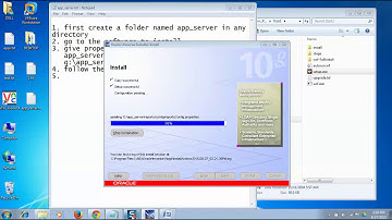 Oracle Application Server Installation on Windows
