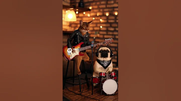 Video 11730361: abyssinian cats dogs, funny cats dogs