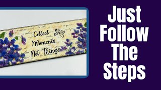 STEP BY STEP Mixed Media  Tutorial #artjournal #mixedmedia
