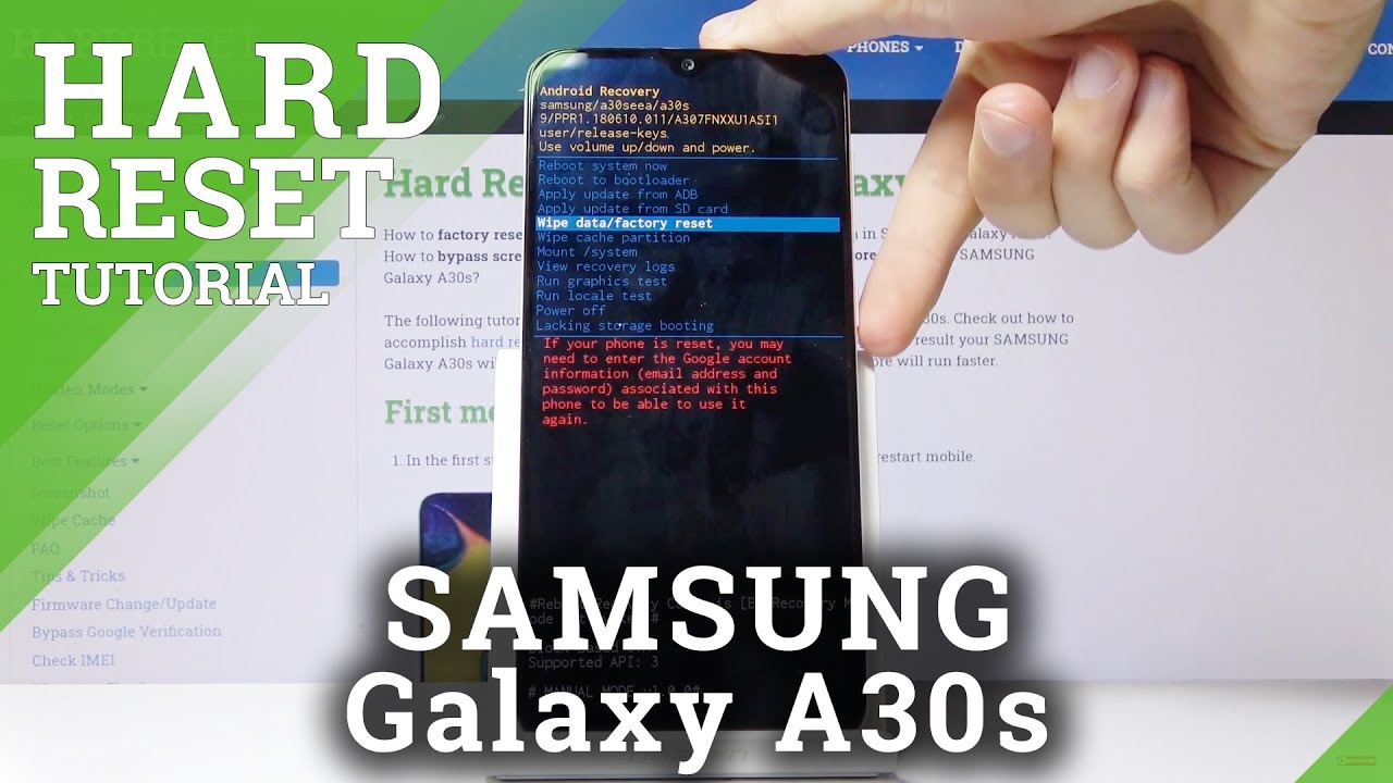 Hard Reset SAMSUNG Galaxy A18, Mehr anzeigen - HardReset.info