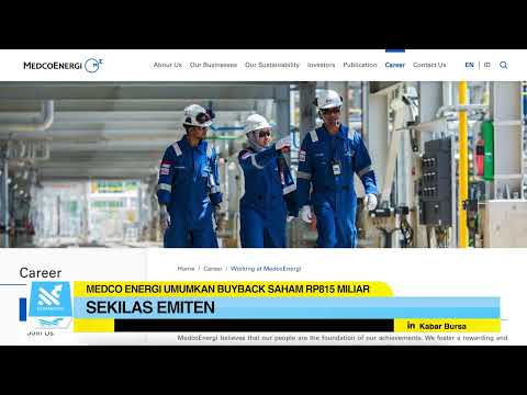 Medco Energi Umumkan Buyback Saham Hingga USD 50 Juta, Komitmen Tambah Nilai Pemegang Saham