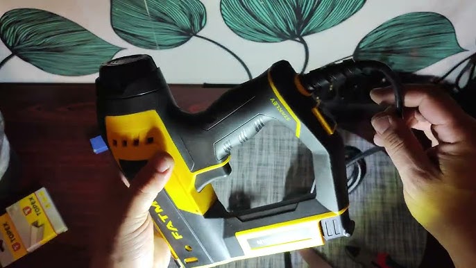 Review on Stanley electric stapler model TRE550Z - YouTube