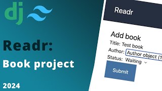 Readr - Django Book App - Tutorial for beginners