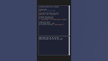 How to Calculate Prefix Sum Quickly Using Python #prefixsum #pythoncides #dsapython