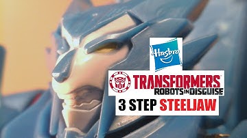Fu-Reviews: Hasbro Transformers Robots in Disguise Steeljaw 3-Step Changers Figure