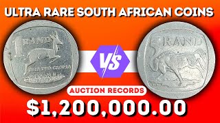 Ultra Rare South African Coins That Shocked Auctions | 1 Rand 1999 vs 5 Rand 1994