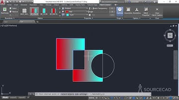 Autodesk Autocad - Creating Gradients - Video 62