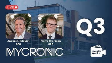 Mycronic Q3 - Presentation of Q3 2025, followed by Q&A