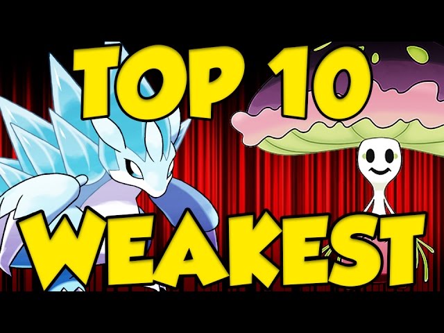 pokemon sun and moon the weakest 7th gen pokemon revealed games
