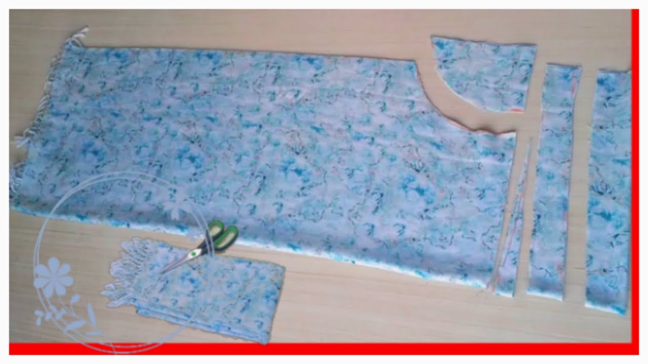 #فكرة رائعة لاستغلال #الفولار #وتحويله  إلى  #فستان صيفي انيق// How to turn old clothes and recycle