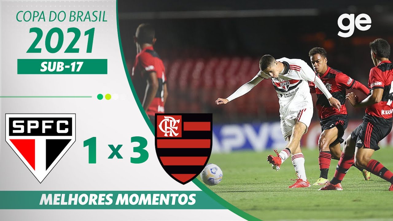 Flamengo 1 x 3 São Paulo  Campeonato Brasileiro sub-17: melhores momentos