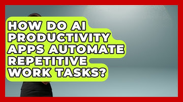How Do AI Productivity Apps Automate Repetitive Work Tasks? | AI SaaS Software Explained News