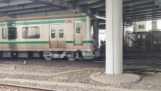 車外カメラ等を搭載したE721系1000番台(P4-18編成) 仙台駅付近にて