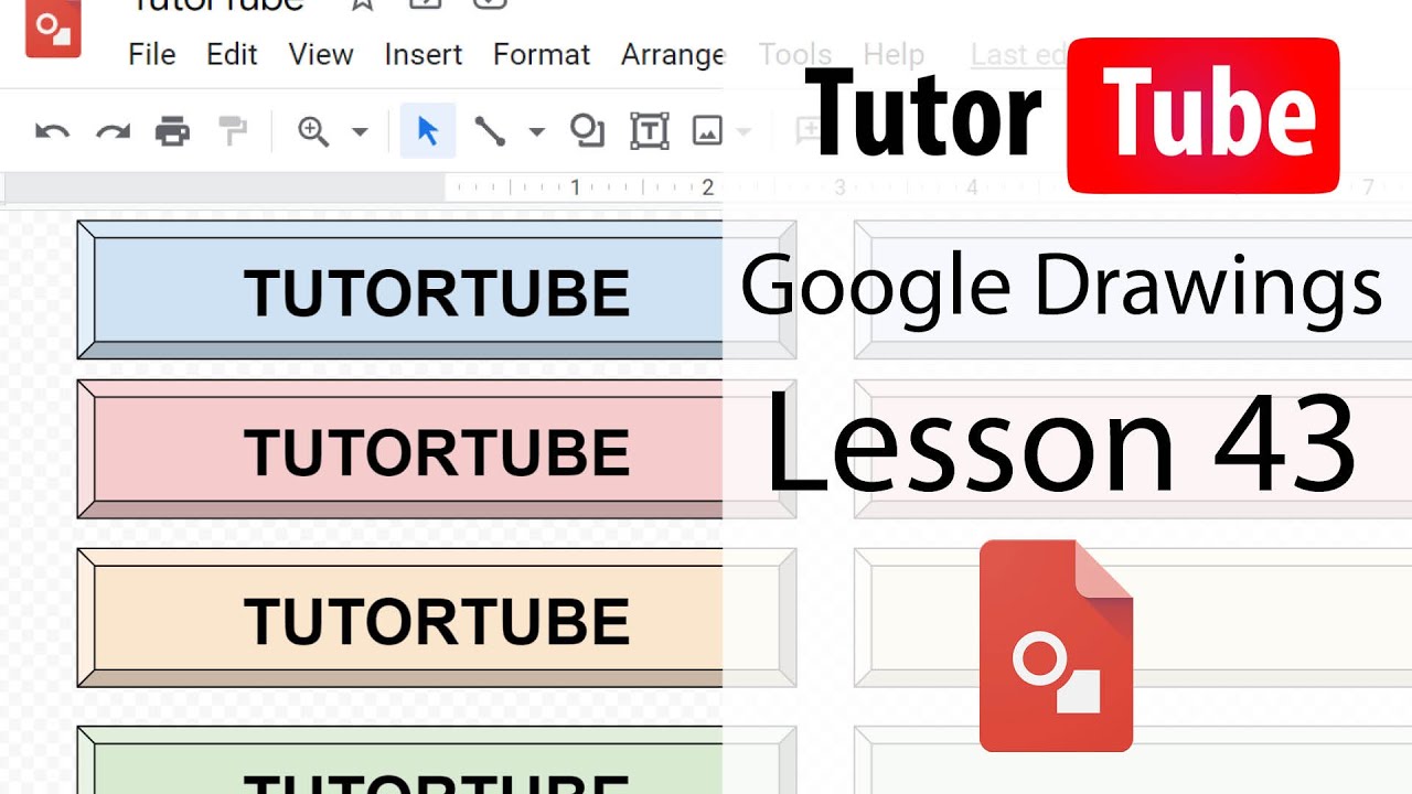 Google Drawings Tutorial - Lesson 43 - Centering and Rotating Options ...