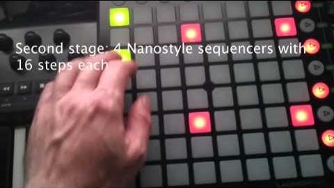 PureData Launchpad sequencer
