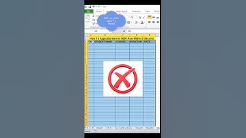 Apply bordar in 5000 row in 5 Sec,#excel  #shorts #youtubeshorts #reels #exceltutorial #viralshorts