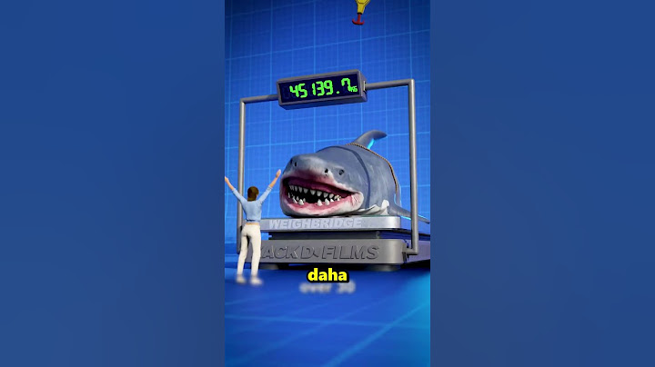 Asla tarih öncesi bir megalodon yakalama! 😨