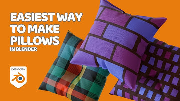 Easiest Way to Create Pillows in Blender – Beginner-Friendly Tutorial