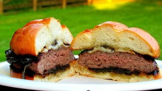 Grilled Wagyu Cheeseburger - Kobe Style Beef Burger Recipe