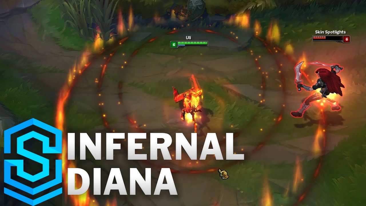 Infernal Diana Skin Spotlight - Pre-Release - League of Legends ...