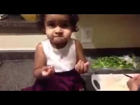 Cute and Funny - Cute little girl arguing with dad for her brother - must watch so funny