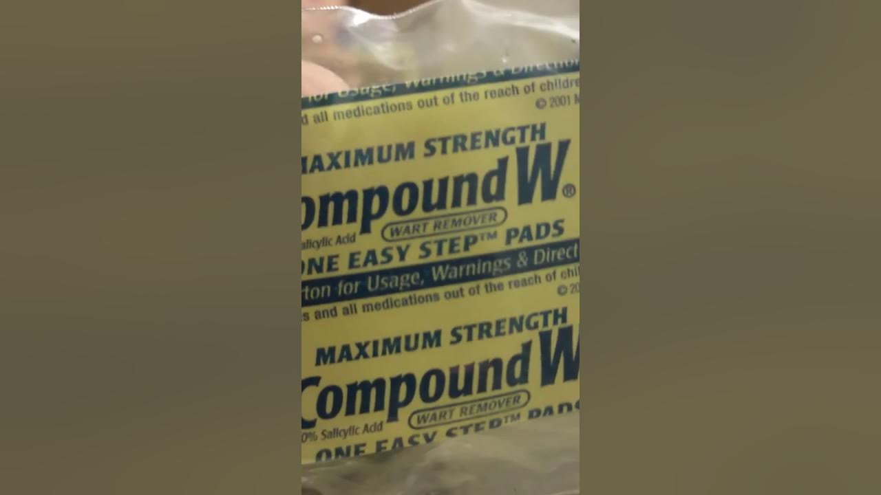 Compound W wart remover instructions YouTube