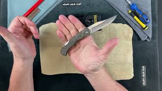 MR585 Marbles Lockback Brown Micarta