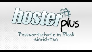 Passwortschutz Für Webseite In Plesk Einrichten