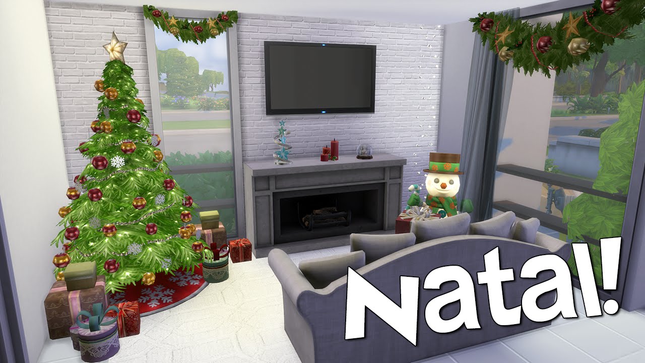 The Sims 4: DECORAÇÃO DE NATAL #36 - YouTube