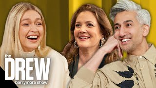 Tan France was a Fan of Gigi Hadid Before they Became Friends | The Drew Barrymore Show