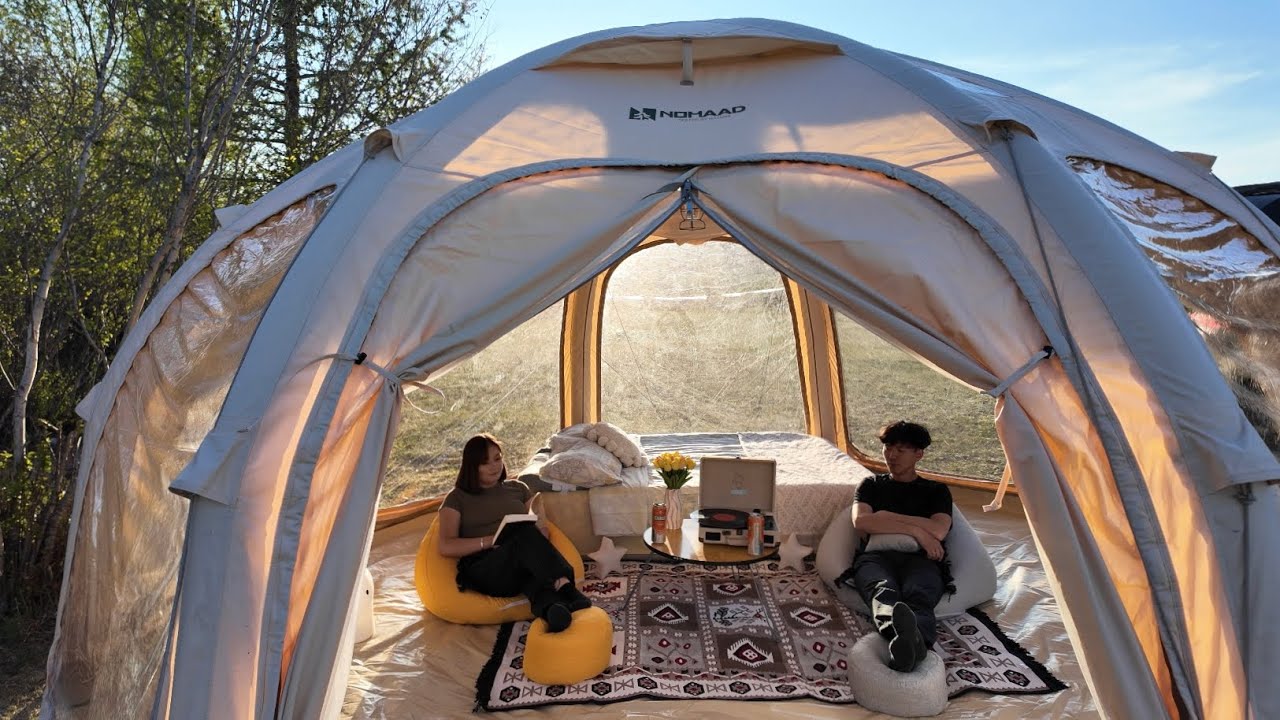 Босгын гүүр | First camp of summer ASMR (nature, real sounds)