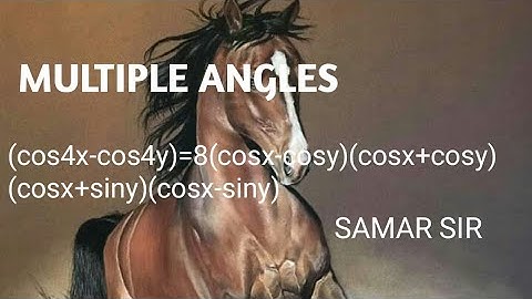 Trigonometry class 11 multiple angles | Multiple ANGLES | 2nd Lecture  | S.N.Dey | H.S | ISC | CBSE