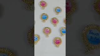 Baby shower Broches ✨💙🩷#babyshower #diy #trending #mom #dad #onlineshopping #viral #broches