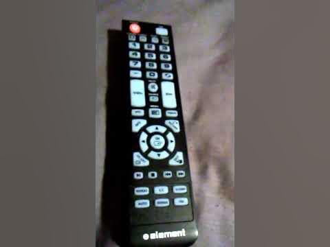 Element TV Remote Controller Instruction Manual - YouTube